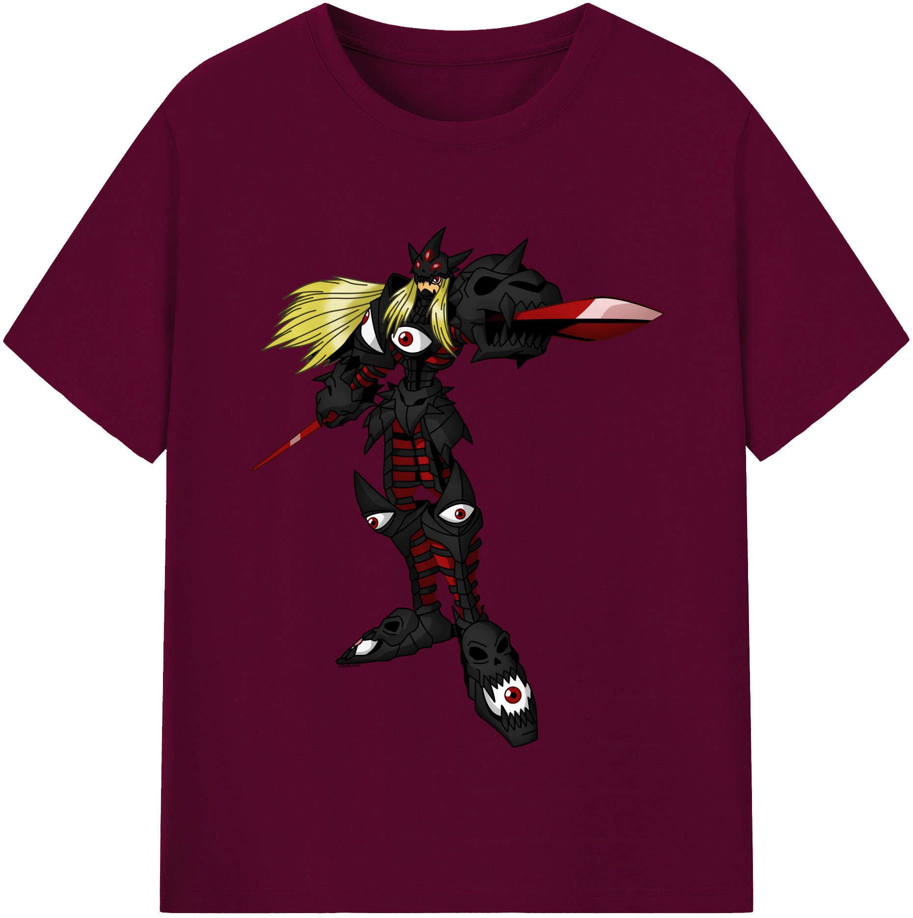 （画像用） Digimon デジタルモンスター/デジモン レディースカジュアルプリントTシャツ（綿100％）
